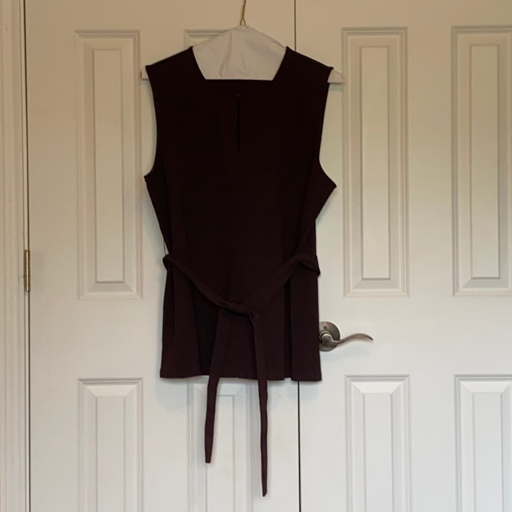 Ann Taylor factory suit tank top large print plaid
